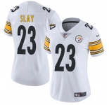 Women's Pittsburgh Steelers #23 Darius Slay White 2025 Vapor Untouchable Limited Football Stitched Jersey
