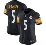 Women's Pittsburgh Steelers #5 Jalen Ramsey Black 2025 Vapor Untouchable Limited Football Stitched Jersey