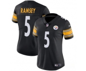 Women's Pittsburgh Steelers #5 Jalen Ramsey Black 2025 Vapor Untouchable Limited Football Stitched Jersey