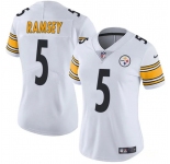 Women's Pittsburgh Steelers #5 Jalen Ramsey White 2025 Vapor Untouchable Limited Football Stitched Jersey