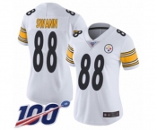 Women's Pittsburgh Steelers #88 Lynn Swann White Vapor Untouchable Limited Player 100th Season Football Jersey