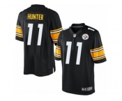 Youth Nike Pittsburgh Steelers #11 Justin Hunter Limited Black Team Color NFL Jersey
