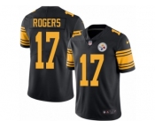 Youth Nike Pittsburgh Steelers #17 Eli Rogers Limited Black Rush NFL Jersey