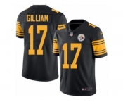 Youth Nike Pittsburgh Steelers #17 Joe Gilliam Limited Black Rush NFL Jersey