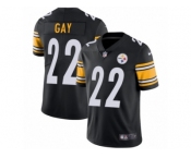 Youth Nike Pittsburgh Steelers #22 William Gay Vapor Untouchable Limited Black Team Color NFL Jersey