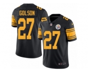 Youth Nike Pittsburgh Steelers #27 Senquez Golson Limited Black Rush NFL Jersey