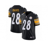Youth Nike Pittsburgh Steelers #28 Sean Davis Vapor Untouchable Limited Black Team Color NFL Jersey
