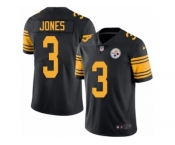 Youth Nike Pittsburgh Steelers #3 Landry Jones Limited Black Rush NFL Jersey