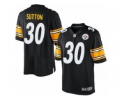 Youth Nike Pittsburgh Steelers #30 Cameron Sutton Limited Black Team Color NFL Jersey