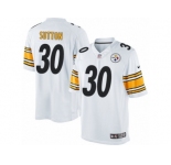Youth Nike Pittsburgh Steelers #30 Cameron Sutton Limited White NFL Jersey