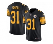 Youth Nike Pittsburgh Steelers #31 Donnie Shell Limited Black Rush NFL Jersey