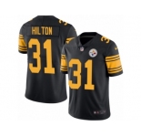 Youth Nike Pittsburgh Steelers #31 Mike Hilton Limited Black Rush Vapor Untouchable NFL Jersey