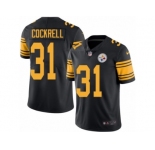 Youth Nike Pittsburgh Steelers #31 Ross Cockrell Limited Black Rush NFL Jersey