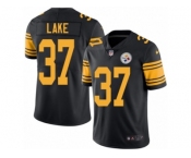 Youth Nike Pittsburgh Steelers #37 Carnell Lake Limited Black Rush NFL Jersey