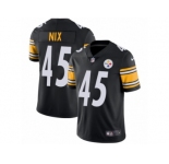 Youth Nike Pittsburgh Steelers #45 Roosevelt Nix Vapor Untouchable Limited Black Team Color NFL Jersey