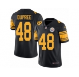 Youth Nike Pittsburgh Steelers #48 Bud Dupree Limited Black Rush NFL Jersey