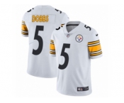 Youth Nike Pittsburgh Steelers #5 Joshua Dobbs White Vapor Untouchable Limited Player NFL Jersey