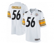 Youth Nike Pittsburgh Steelers #56 Anthony Chickillo Limited White NFL Jersey