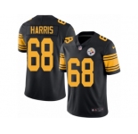 Youth Nike Pittsburgh Steelers #68 Ryan Harris Limited Black Rush NFL Jersey