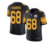 Youth Nike Pittsburgh Steelers #68 Ryan Harris Limited Black Rush NFL Jersey