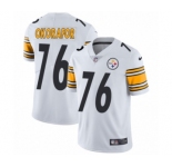 Youth Nike Pittsburgh Steelers #76 Chukwuma Okorafor White Vapor Untouchable Limited Player NFL Jersey