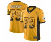 Youth Nike Pittsburgh Steelers #79 Javon Hargrave Limited Gold Rush Drift Fashion NFL Jersey