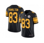 Youth Nike Pittsburgh Steelers #83 Cobi Hamilton Limited Black Rush NFL Jersey