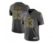 Youth Nike Pittsburgh Steelers #83 Heath Miller Gray Static NFL Vapor Untouchable Limited Jersey