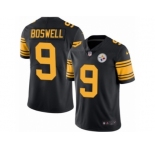 Youth Nike Pittsburgh Steelers #9 Chris Boswell Limited Black Rush Vapor Untouchable NFL Jersey