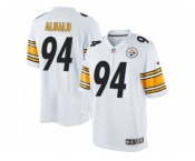 Youth Nike Pittsburgh Steelers #94 Tyson Alualu Limited White NFL Jersey