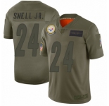 Youth Pittsburgh Steelers #24 Benny Snell Jr. Limited Camo 2019 Salute to Service Football Jersey