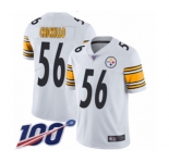 Youth Pittsburgh Steelers #56 Anthony Chickillo White Vapor Untouchable Limited Player 100th Season Football Jersey
