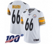 Youth Pittsburgh Steelers #66 David DeCastro White Vapor Untouchable Limited Player 100th Season Football Jersey