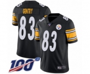Youth Pittsburgh Steelers #83 Zach Gentry Black Team Color Vapor Untouchable Limited Player 100th Season Football Jersey