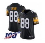 Youth Pittsburgh Steelers #88 Lynn Swann Black Alternate Vapor Untouchable Limited Player 100th Season Football Jersey