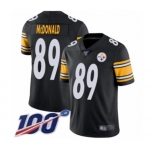 Youth Pittsburgh Steelers #89 Vance McDonald Black Team Color Vapor Untouchable Limited Player 100th Season Football Jersey