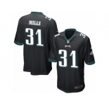 Men Nike Philadelphia Eagles #31 Jalen Mills Game Black Alternate NFL Jersey
