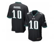 Men's Nike Philadelphia Eagles #10 Chase Daniel Game Black Alternate NFL Jersey