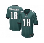 Men's Nike Philadelphia Eagles #18 Dorial Green-Beckham Game Midnight Green Team Color NFL Jersey