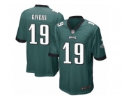 Men's Nike Philadelphia Eagles #19 Chris Givens Game Midnight Green Team Color NFL Jersey