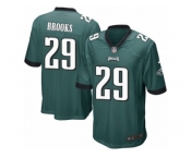 Men's Nike Philadelphia Eagles #29 Terrence Brooks Game Midnight Green Team Color NFL Jersey