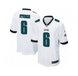 Men's Nike Philadelphia Eagles #6 Caleb Sturgis Game White NFL Jersey
