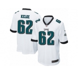 Men's Nike Philadelphia Eagles #62 Jason Kelce Game White NFL Jersey