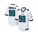 Men's Nike Philadelphia Eagles #90 Marcus Smith II Game White NFL Jersey