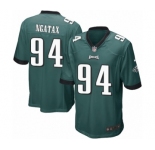 Men's Nike Philadelphia Eagles #94 Haloti Ngata Game Midnight Green Team Color NFL Jersey
