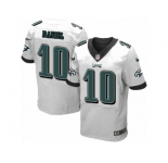 Men's Nike Philadelphia Eagles #10 Chase Daniel Elite White NFL Jersey