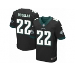 Men's Nike Philadelphia Eagles #22 Rasul Douglas Elite Black Alternate NFL Jersey