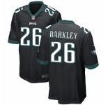 Men Philadelphia Eagles 26 SAQUON BARKLEY Black Vapor Untouchable Limited Stitched Football Jersey