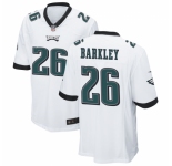 Men Philadelphia Eagles 26 SAQUON BARKLEY white Vapor Untouchable Limited Stitched Football Jersey