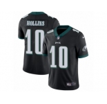 Men's Nike Philadelphia Eagles #10 Mack Hollins Vapor Untouchable Limited Black Alternate NFL Jersey